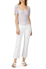 Smocked Boudoir Top by Sanctuary