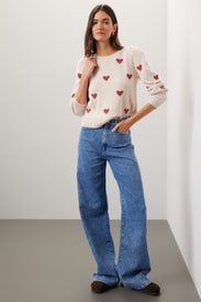 Annabelle Heart Sweater by Splendid