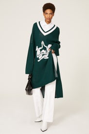 Sisterhood Oversized Sweater by Thebe Magugu