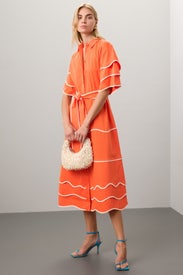 Rhodes Orange Dress by Alexis