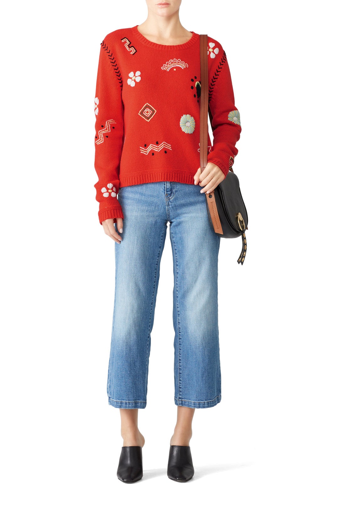 Embroidered Milagro Sweater by Chinti & Parker 0