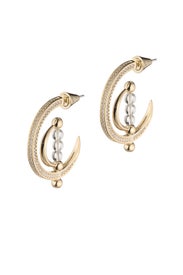 Dahlia Sphere Hoop Earrings by Eddie Borgo