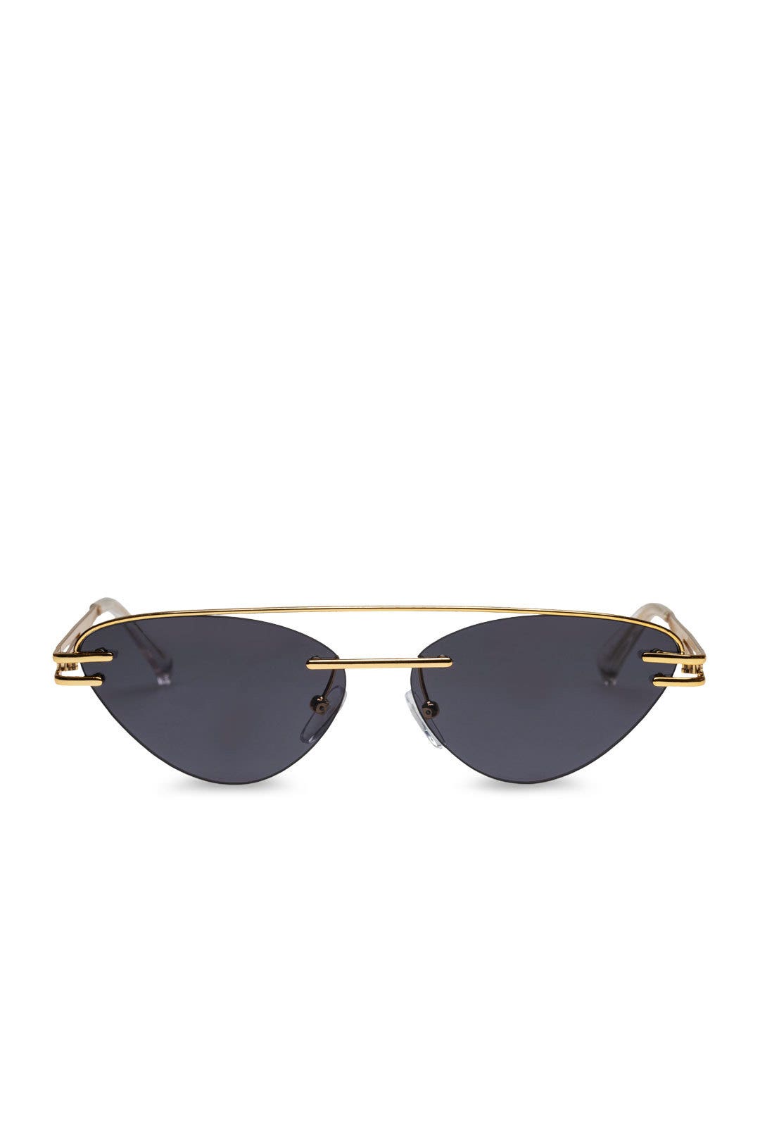 The Bright Gold Coupe Sunglasses by Le Specs x Adam Selman 0