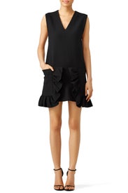 Ruffle Pocket Tunic Dress by Marni