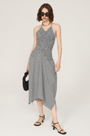 Gingham Seersucker Dress by Proenza Schouler White Label