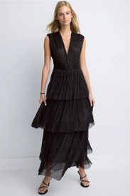 Skylar Pleated Gown by Sabina Musayev