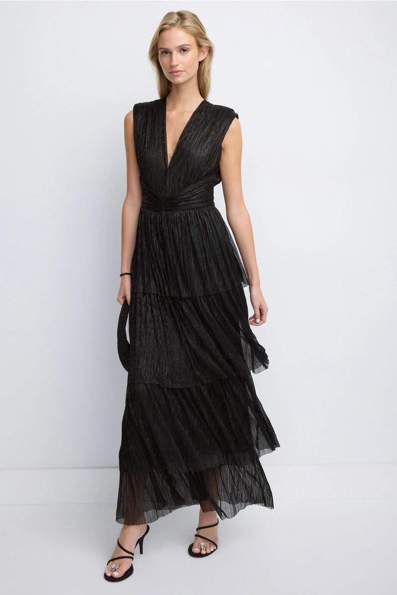 Skylar Pleated Gown by Sabina Musayev - Photo 0