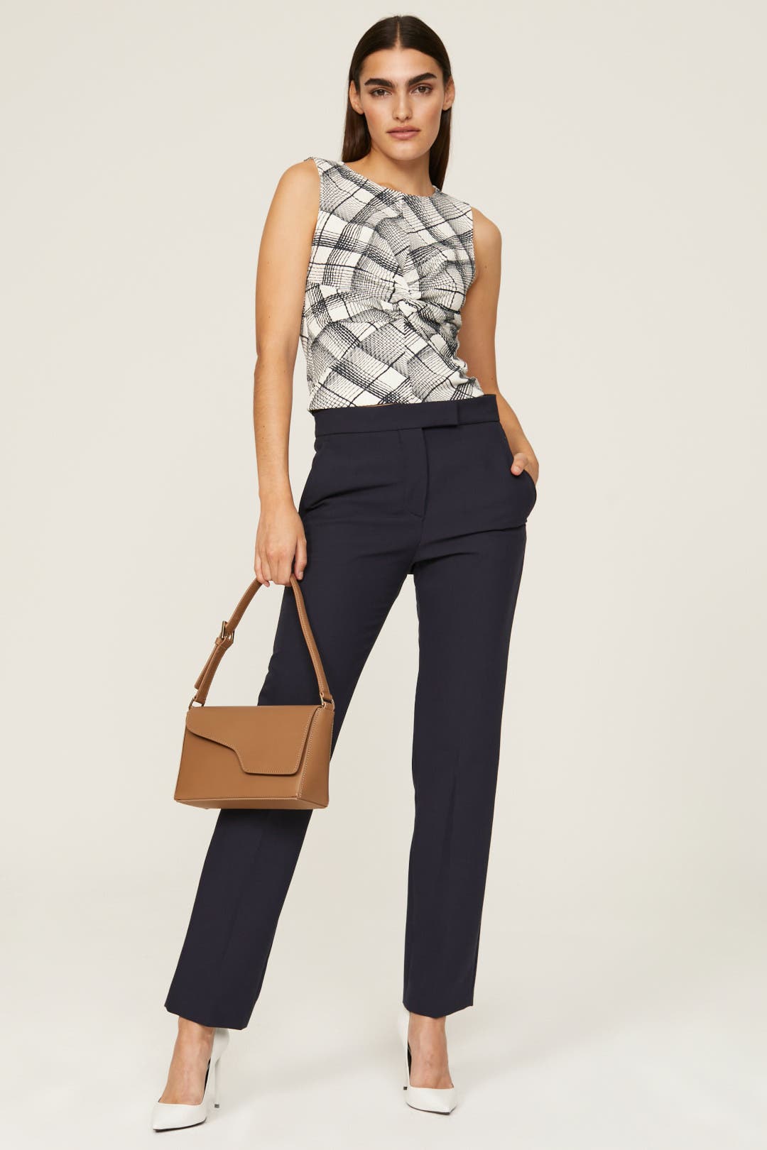 Pisa Faux Leather Top by Aya Muse | Rent the Runway