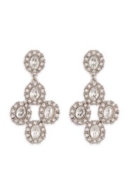 Antique Crystal Fab Drop Earrings by Ciner