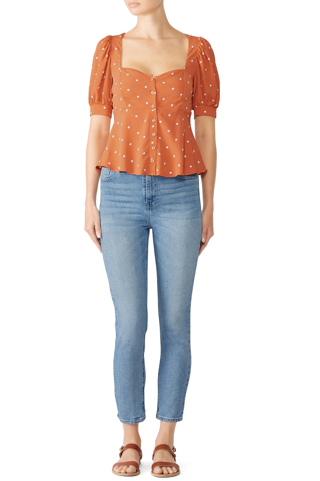 Natalia Dot Blouse by For Love and Lemons 0