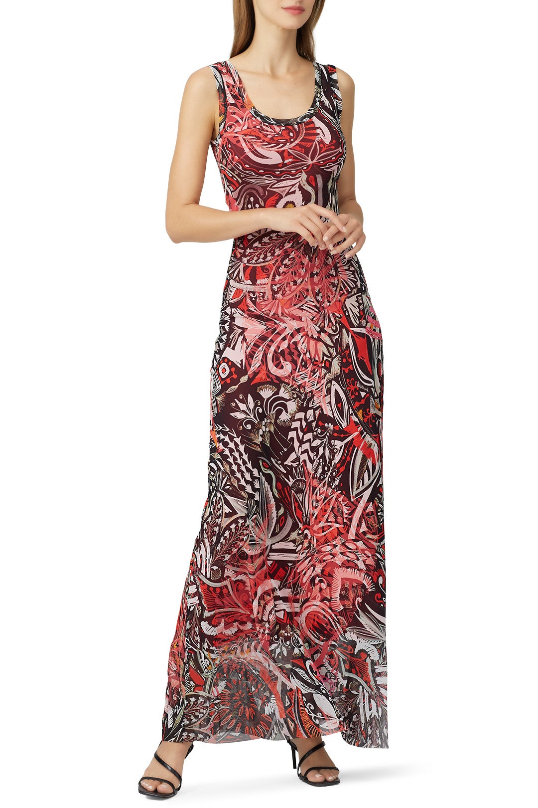 Multicolor Tank Maxi by Fuzzi 0