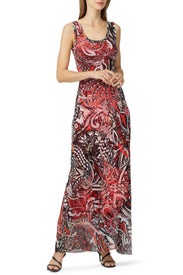 Multicolor Tank Maxi by Fuzzi