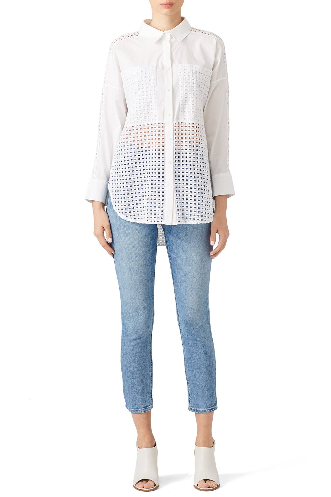 Eyelet Aida Shirt by Habitual 0