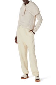 Oatmeal Saddle Sweater by J.Crew