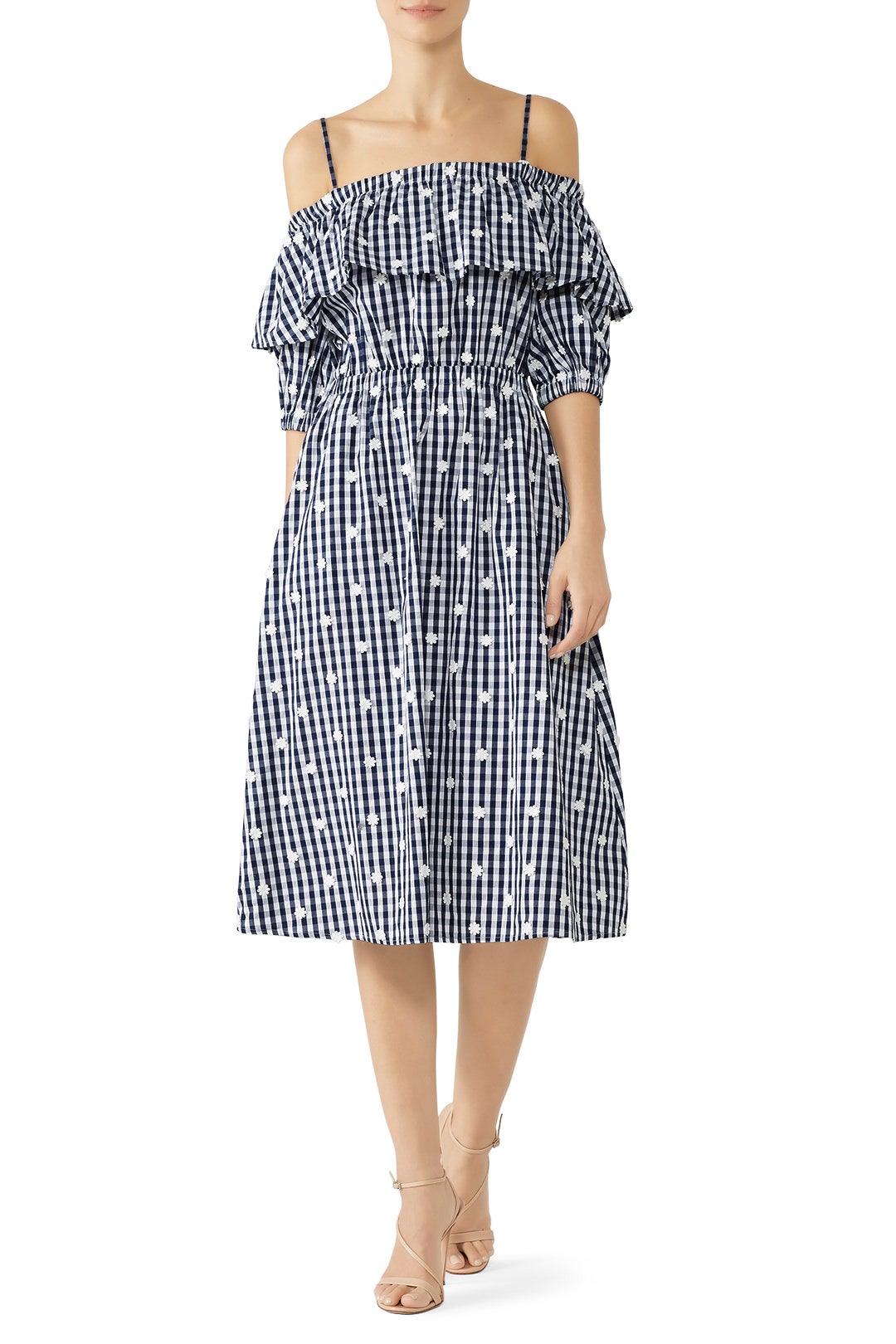 Floral Check Dress by Perseverance London 0