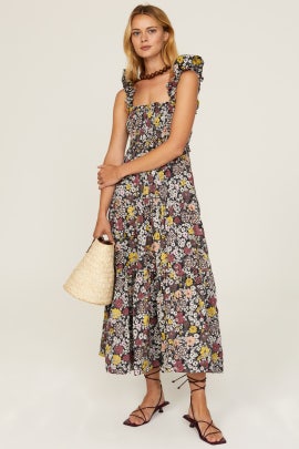 Gitte Smocked Dress by Sea New York | Rent the Runway