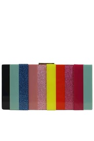 Multi Stripe Resin Minaudiere by Sondra Roberts