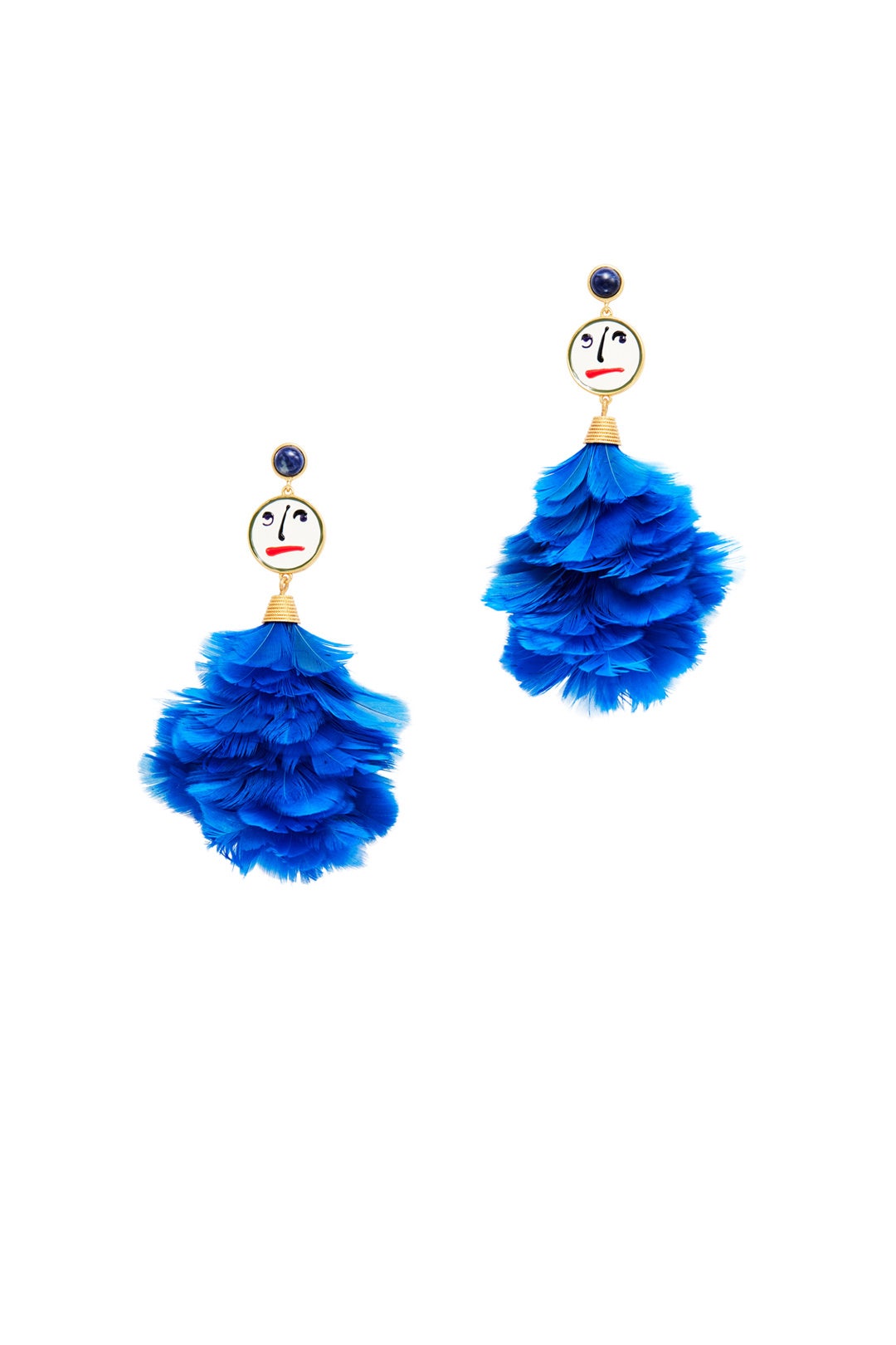 Conversational Feather Earrings by Tory Burch Accessories