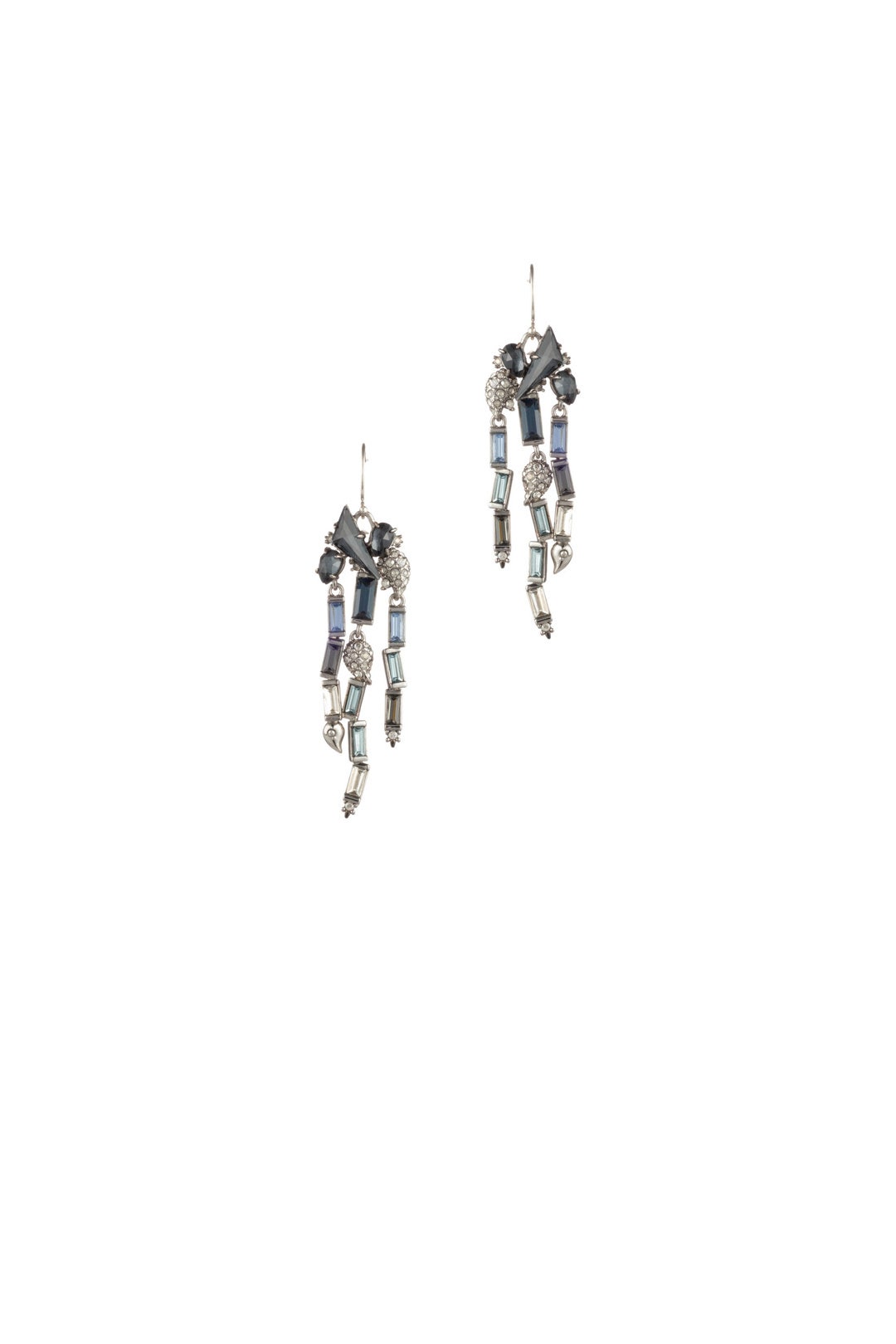Stone Cluster Fringe Earrings by Alexis Bittar