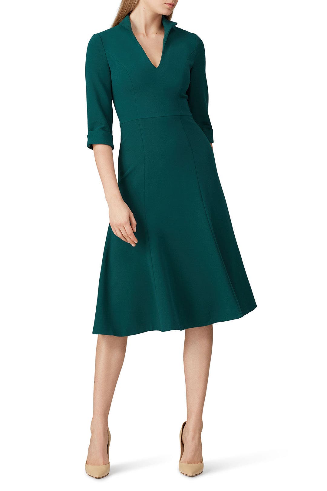Green Kensington Dress by Black Halo 0