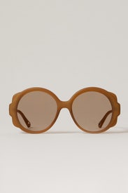Oversized Circular Sunglasses by Chloé