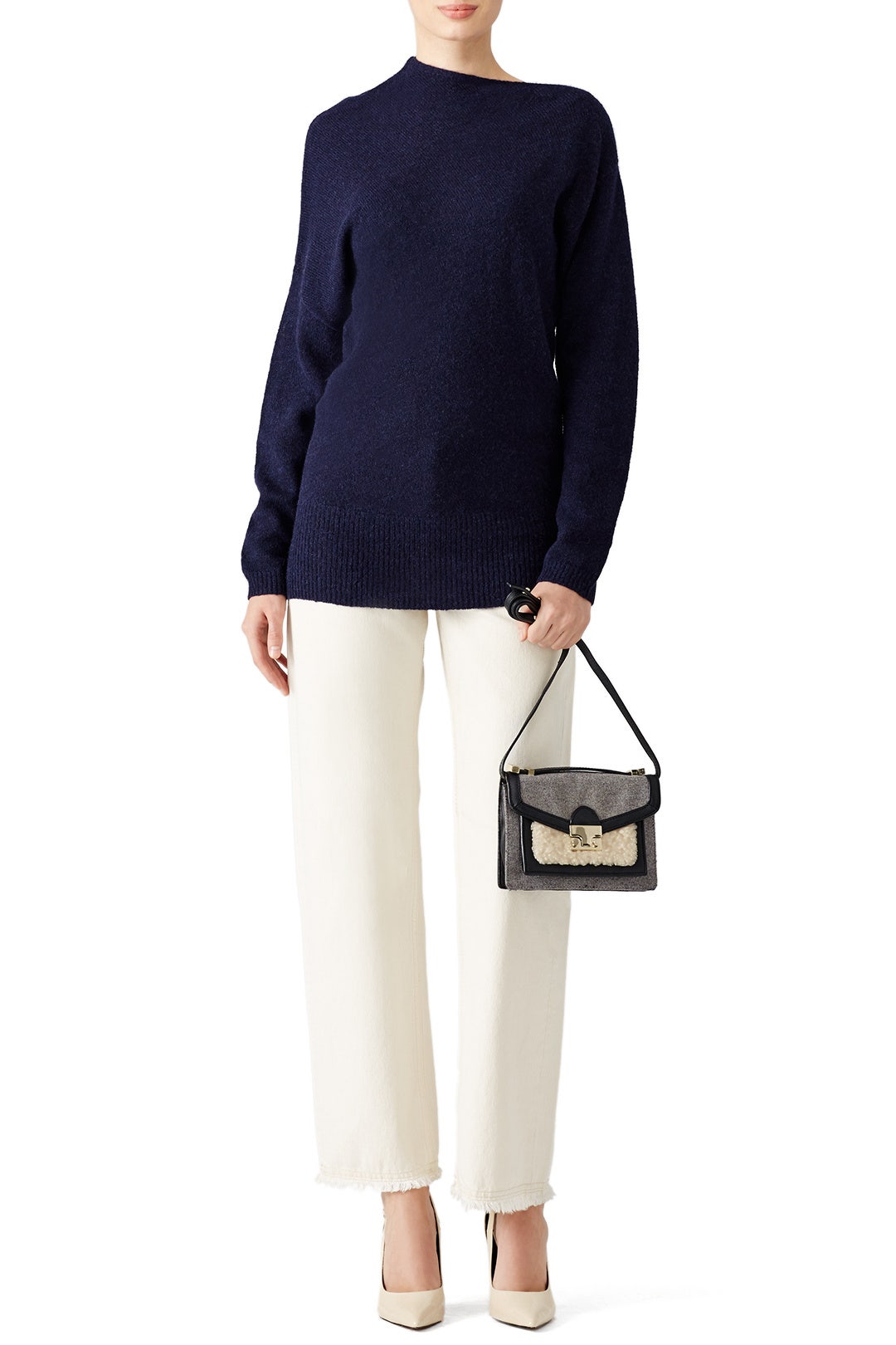 Blue Brady Sweater by Elizabeth and James 0