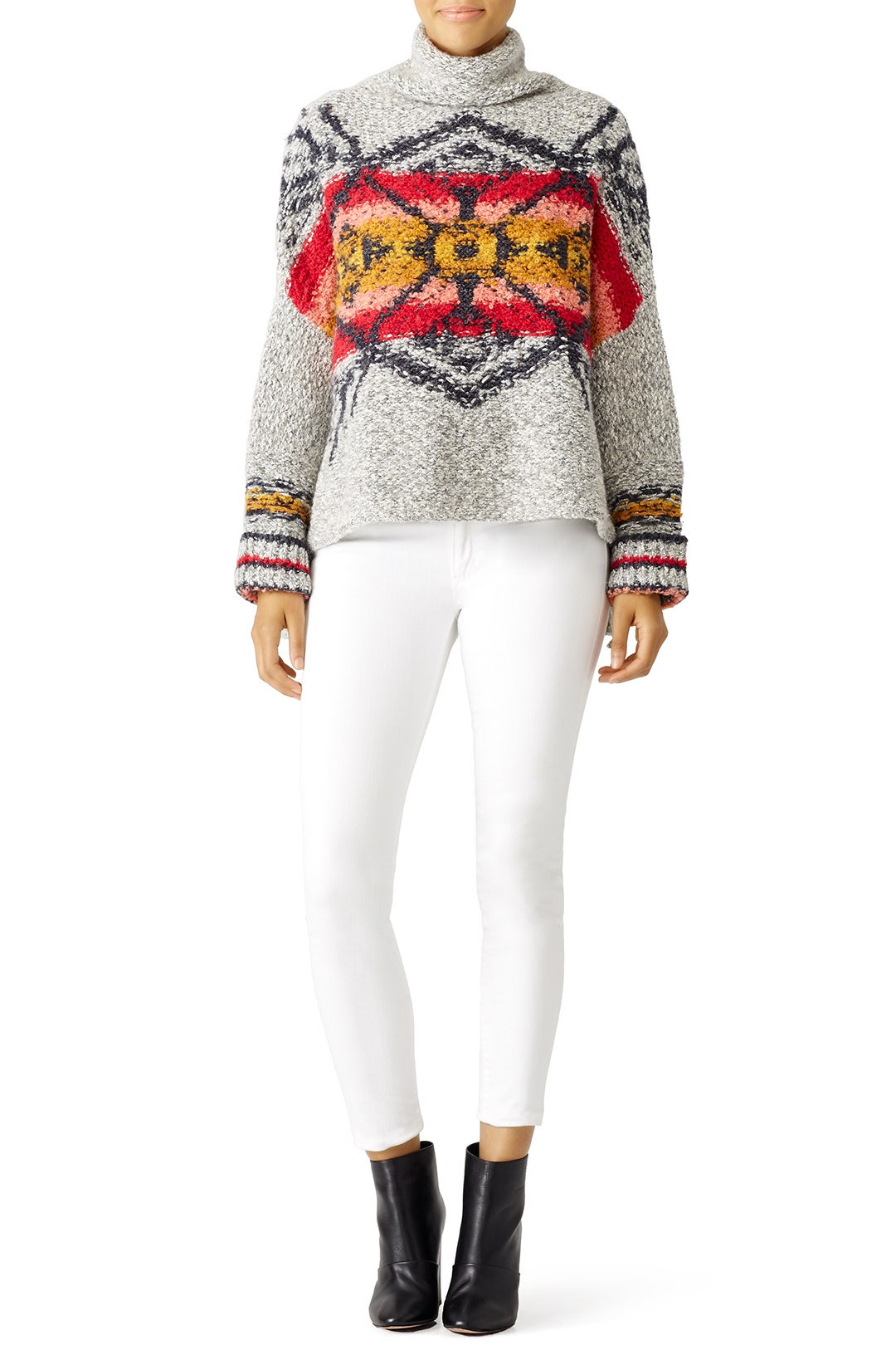 Grey Arctic Blast Pullover by Free People 0