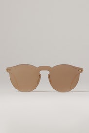 Brown Leonard Mask Sunglasses by Illesteva