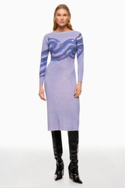Tie Dye Crew Neck Sweater Dress by Prabal Gurung x RTR
