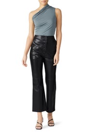 Steel One Shoulder Top by RICKOWENSLILIES