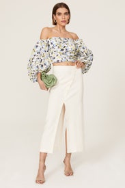 Floral Alondra Top by Tanya Taylor