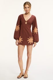 Sueno Long Sleeve Mini Dress by The Wolf Gang