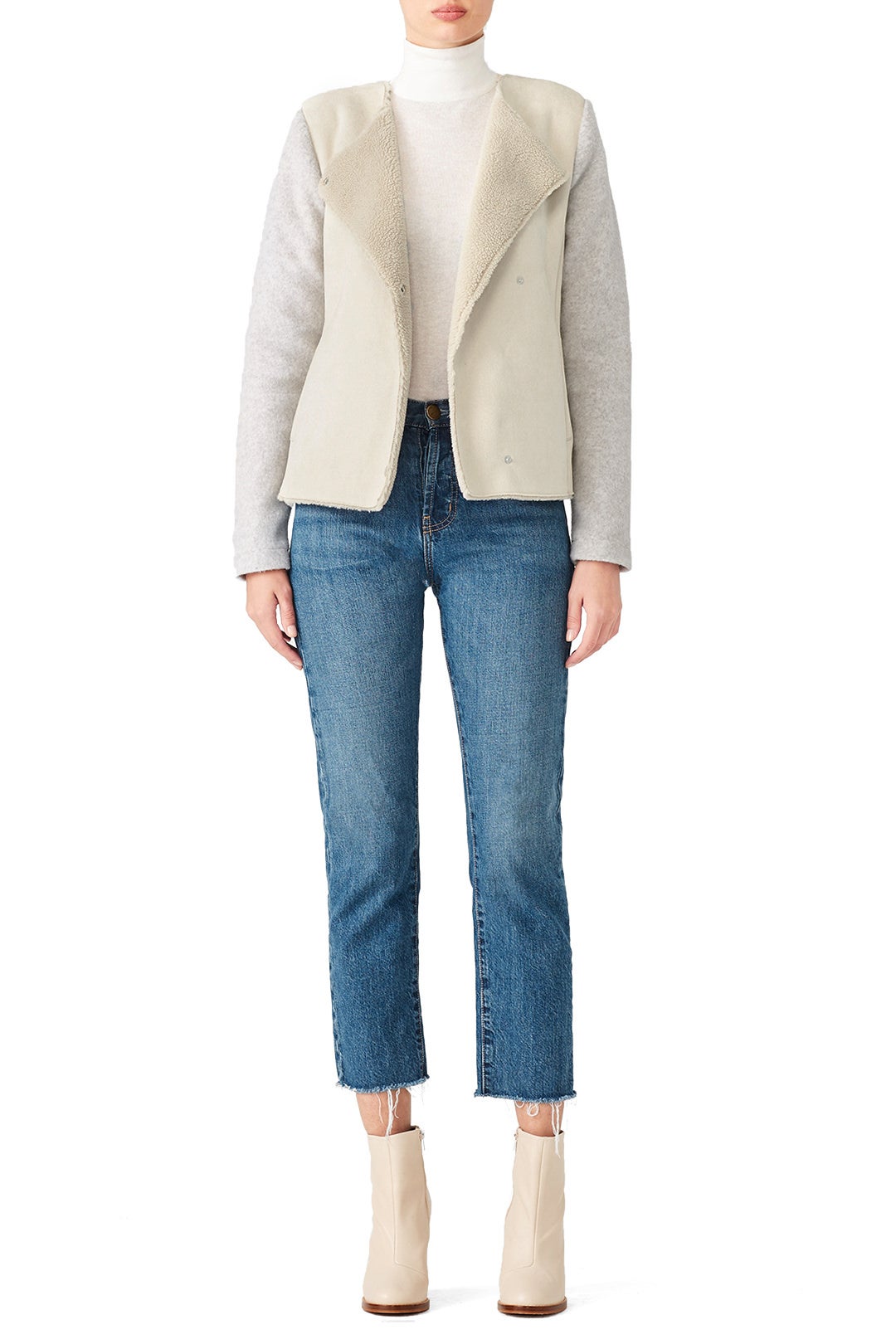 Glenna Faux Sherpa Jacket by BB Dakota 0