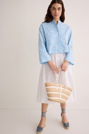 Button Down Collar Top by CeCe