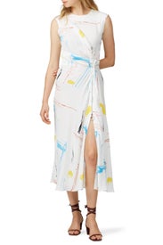 Fantasy Print Dress by Cedric Charlier