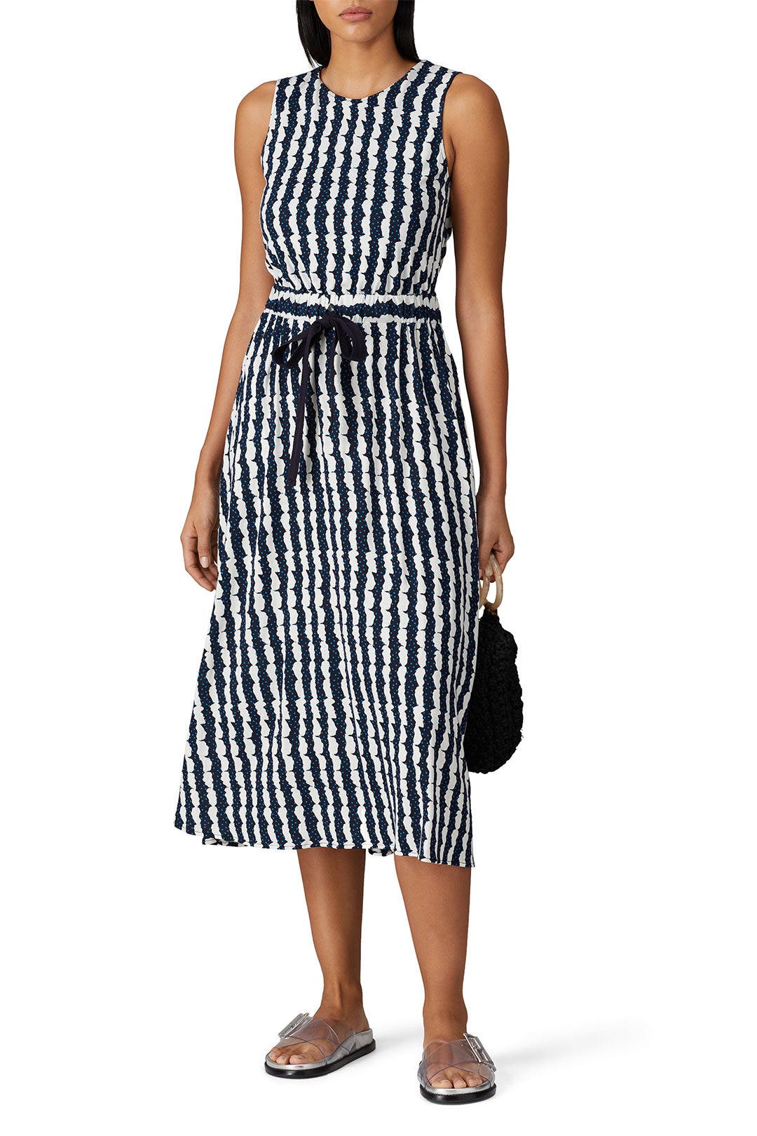 Whirl Print Twist Back Dress by Chinti & Parker 0