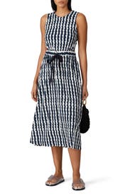 Whirl Print Twist Back Dress by Chinti & Parker