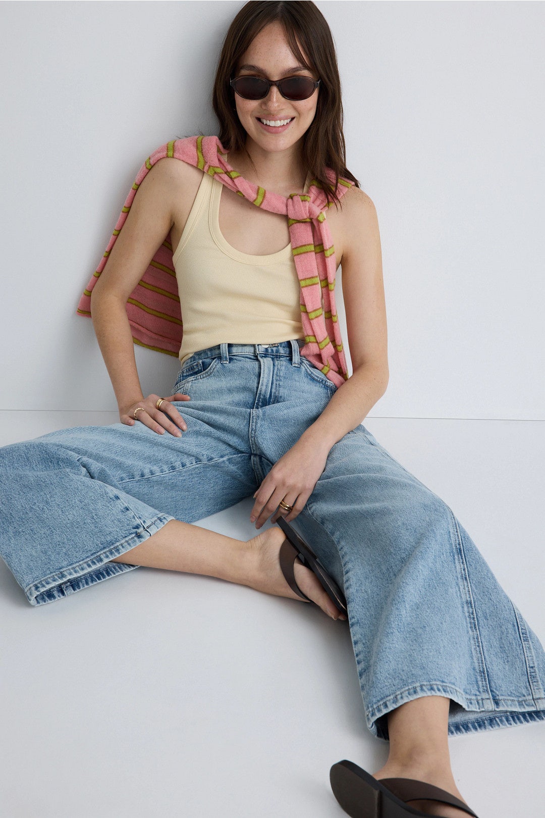 Petite Mia Wide Leg Jeans by Joe's Jeans 0