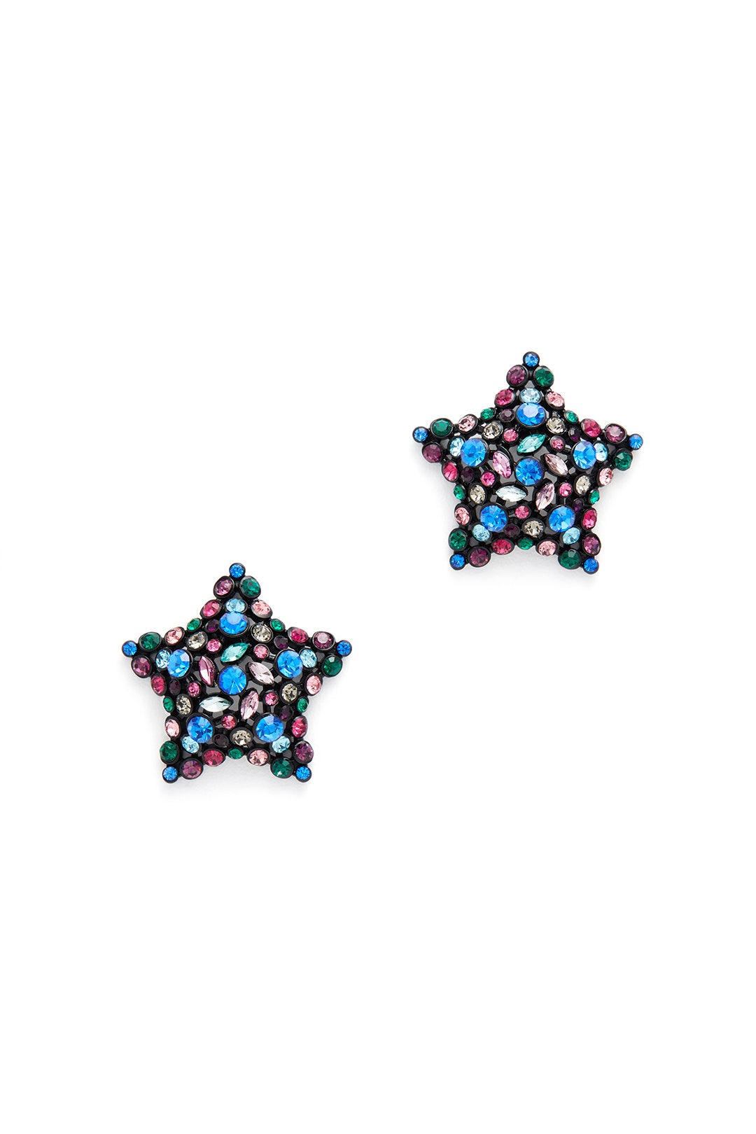 Multicolored Bright Star Statement Studs by kate spade new york accessories