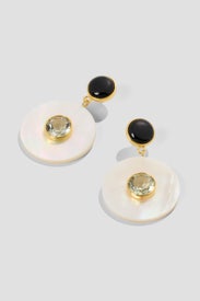 Taj Disc Earrings by Lizzie Fortunato