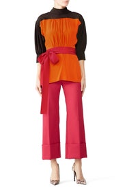 High Neck Colorblock Top by Marni