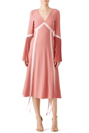 Rose Pleated Dress by Prabal Gurung
