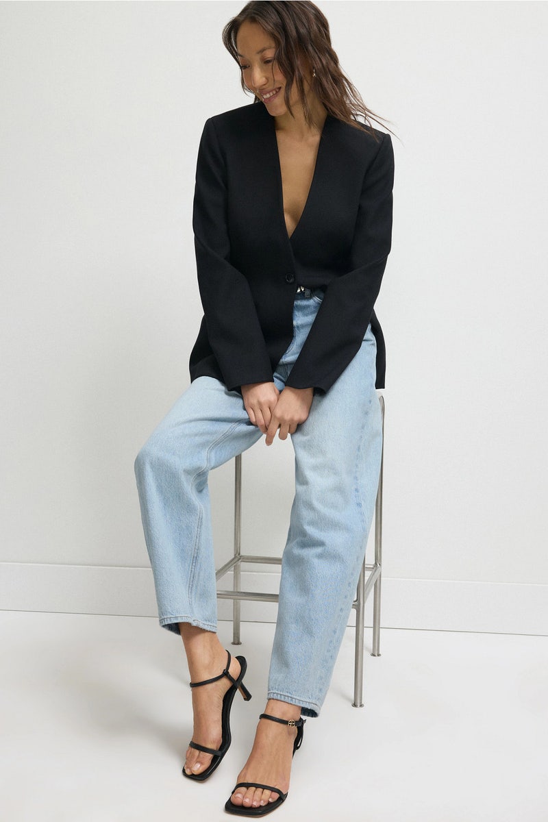 Wes Light Wash Barrel Jeans by PISTOLA - Photo 0