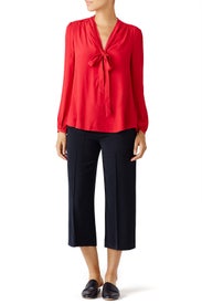 Red Lumley Top by Rebecca Minkoff
