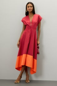 Two-Tone Midi Dress by Roksanda x RTR