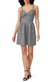 Gingham Fit and Flare Dress by Slate & Willow