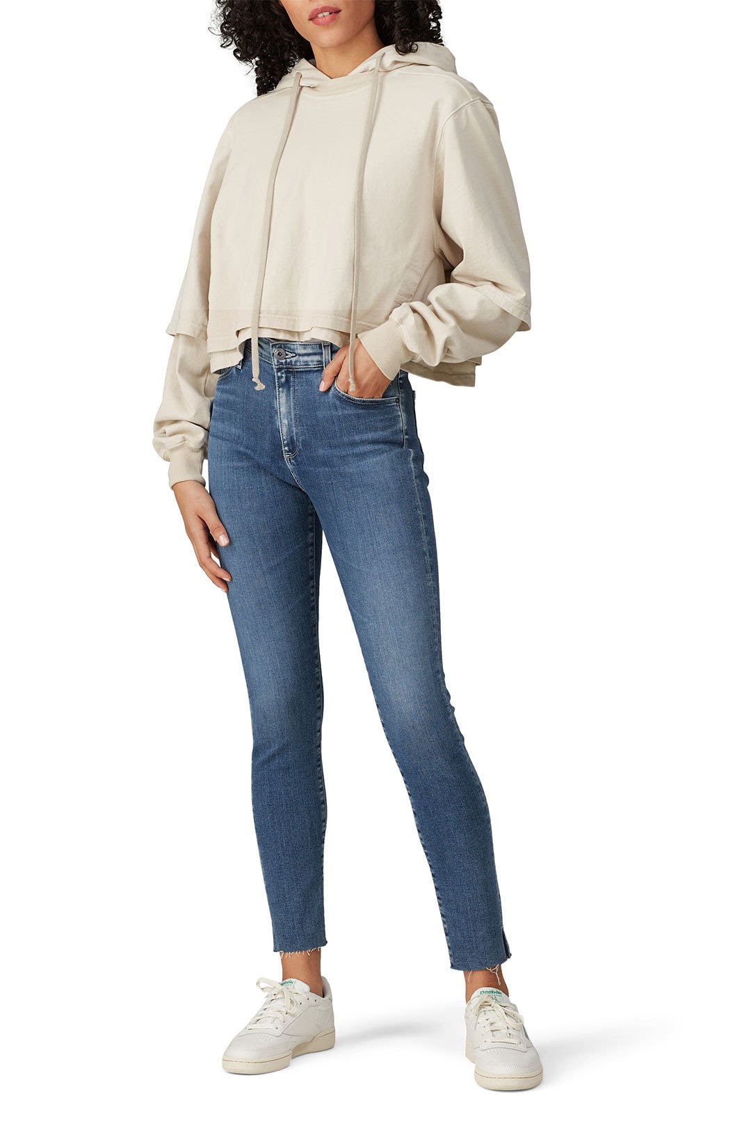 Mastic Blue Farrah Skinny Ankle Jeans by AG 0