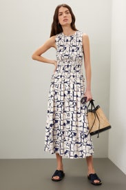 Siempre Abstract Tank Maxi by Apiece Apart