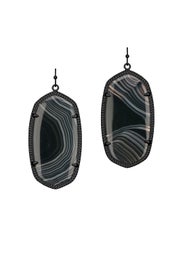 Gunmetal Danielle Earrings by Kendra Scott