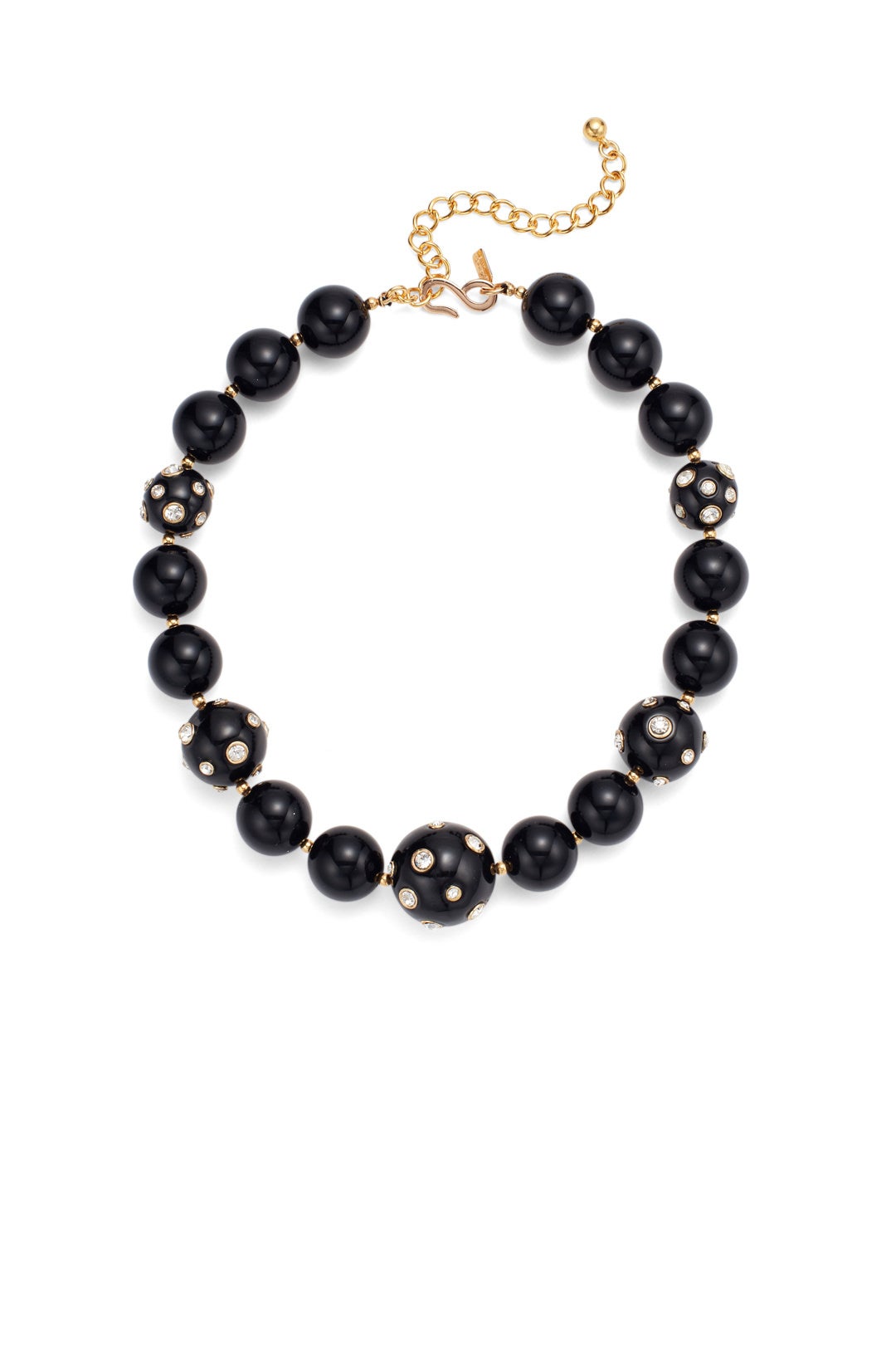 Crystal Dots Ball Necklace by Kenneth Jay Lane